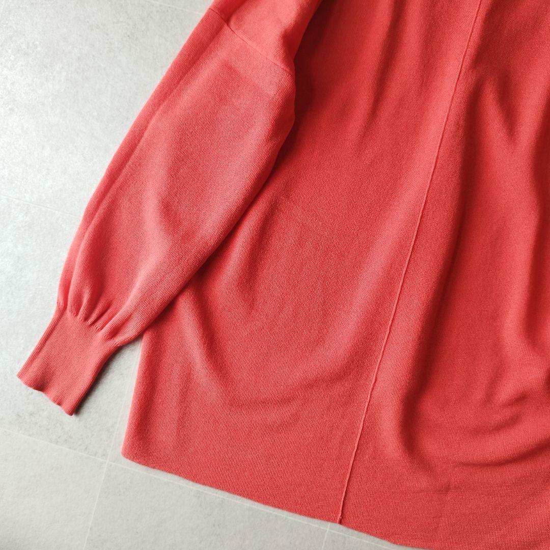 未使用級✨BEARDSLEY ビアズリー Newサラッとカーディガン オレンジ