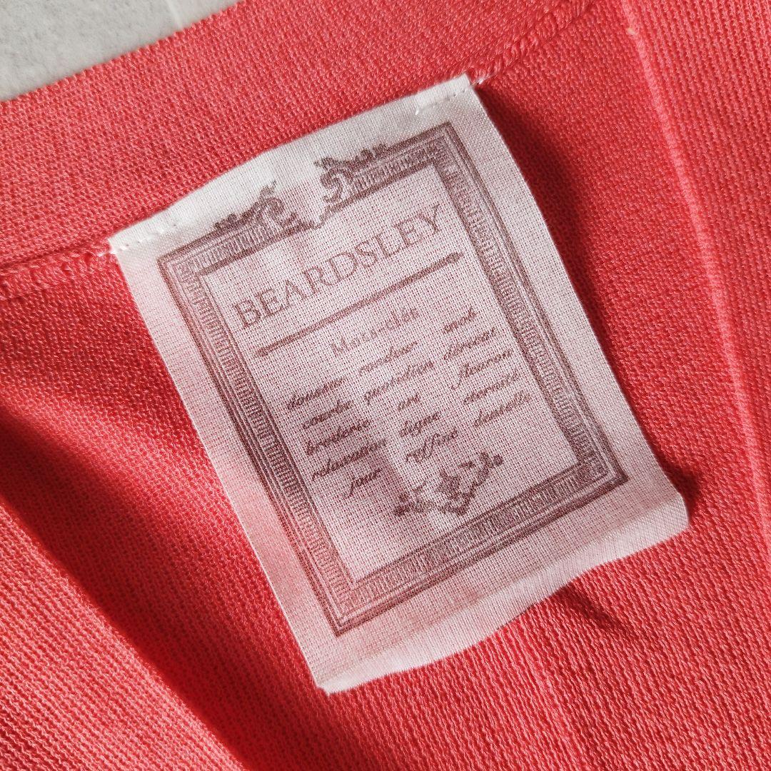 未使用級✨BEARDSLEY ビアズリー Newサラッとカーディガン オレンジ