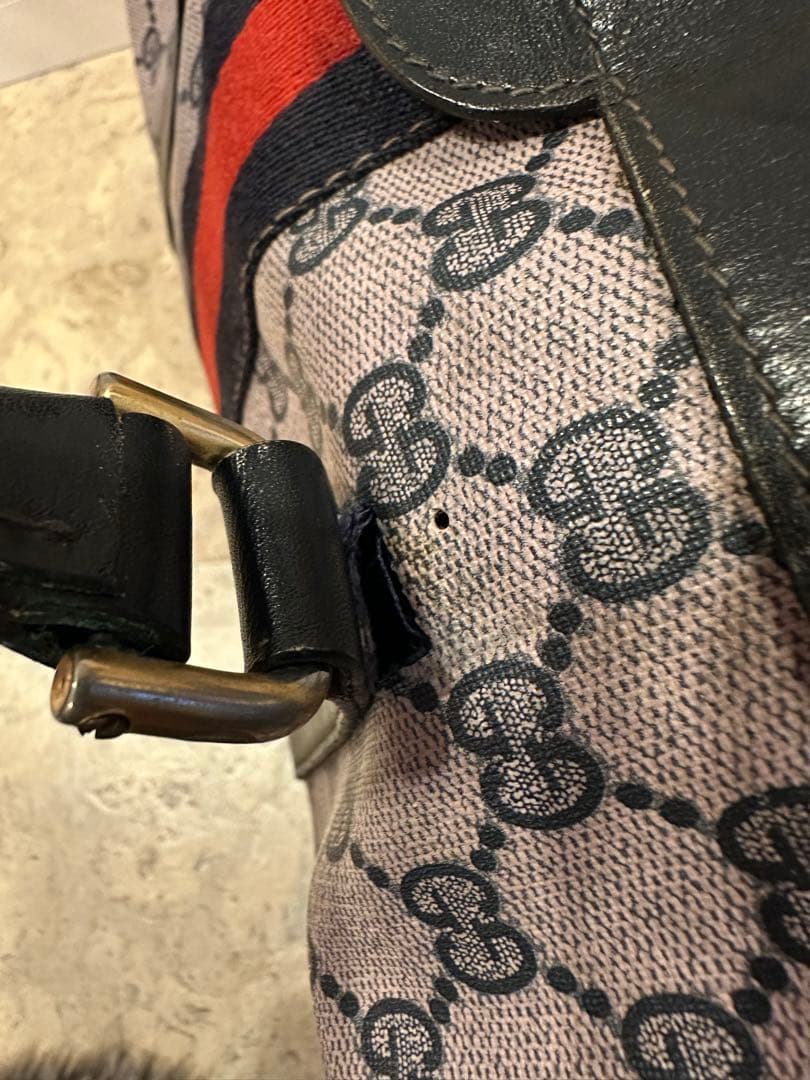 GUCCI GGキャンバス ボストンバッグ　鑑定済