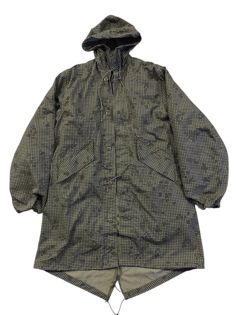 84年製造 実物 米軍 ナイトデザートカモ モッズコート フィッシュテール 古着