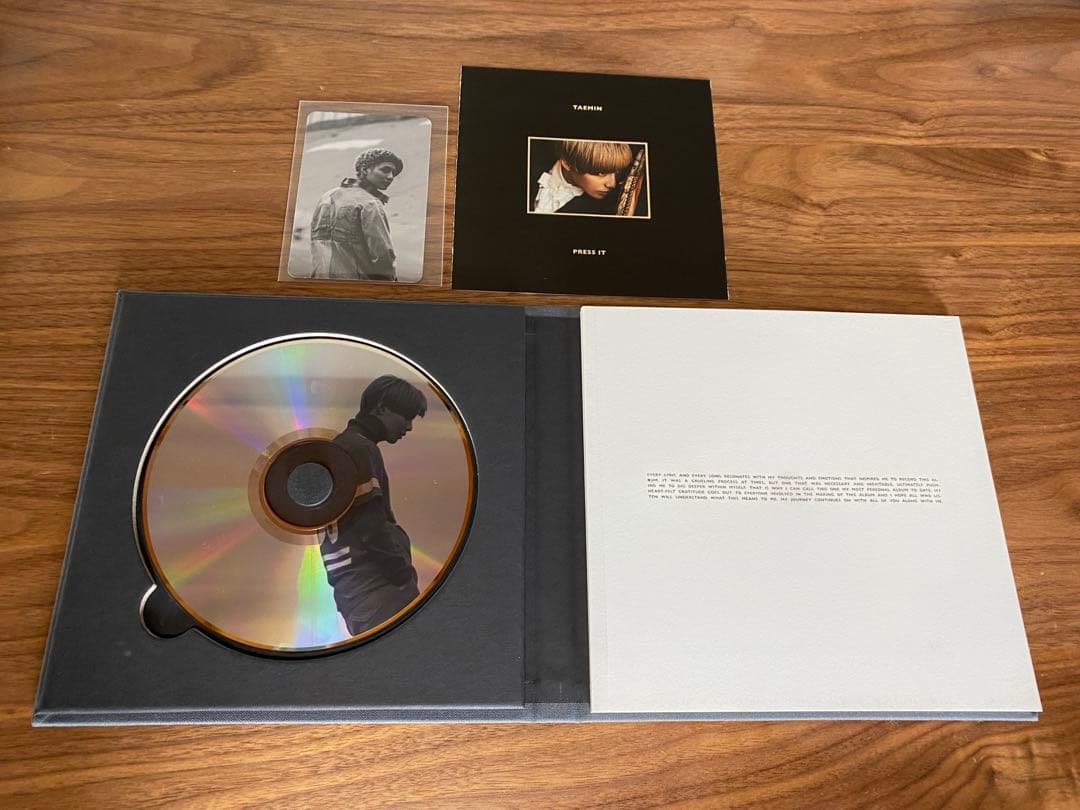テミン　PRESS IT CD 韓国盤　トレカ　SHINee ⭐︎