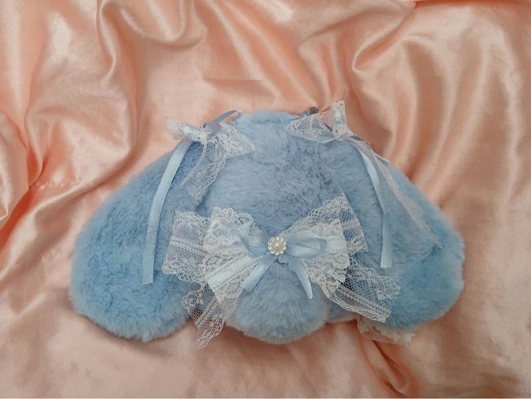 ゆん様ぬい服ふわふわうさ耳着ぐるみお座りコスマス にとたん いつぬい