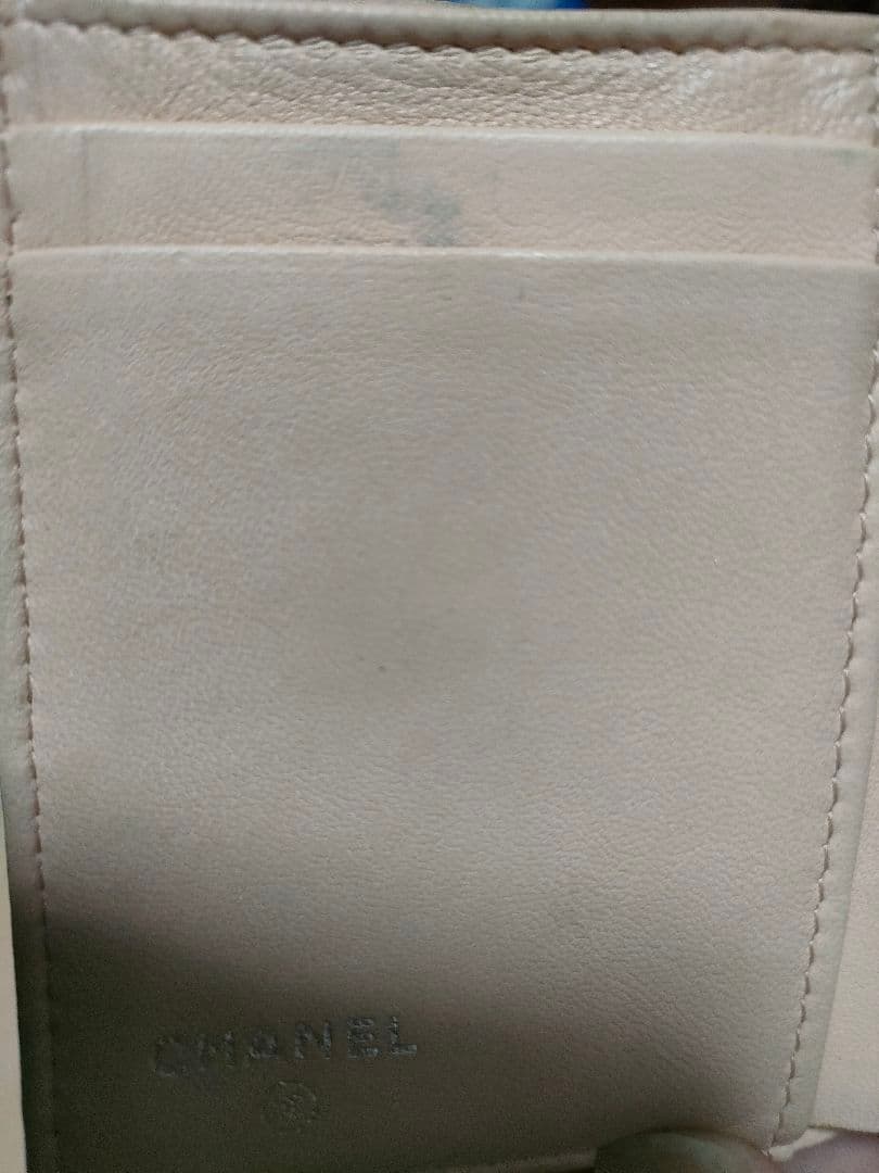 【ブランドMATU】CHANEL カメリア 三つ折財布
