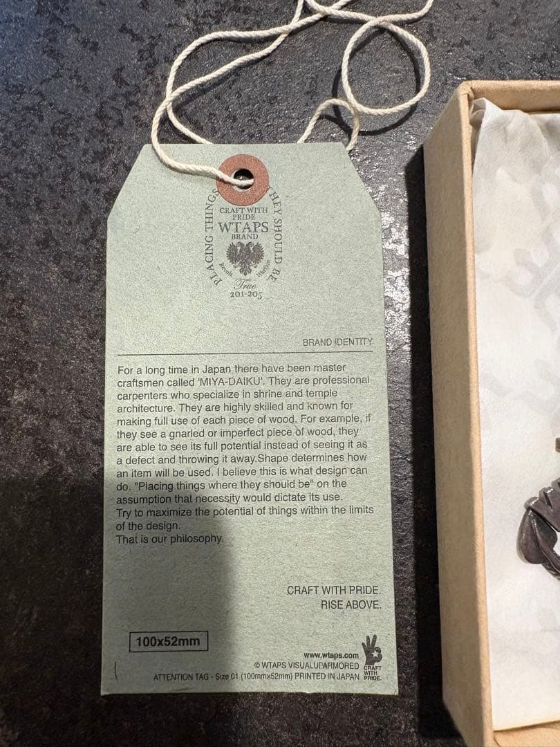 wtaps ペンダント　トップ　PENDANT HEAD. SILVER