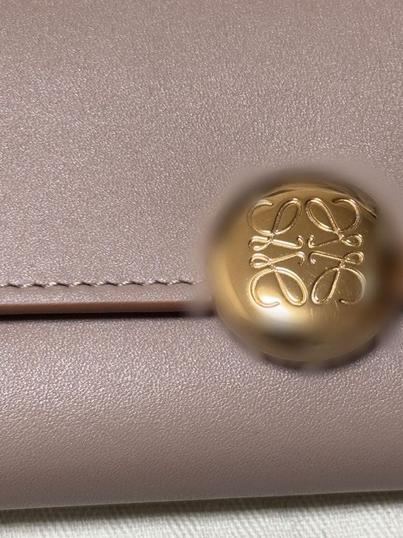 ロエベ LOEWE 三つ折財布 財布 ベージュ