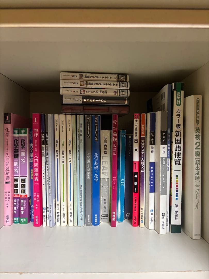 大学受験用の参考書一式