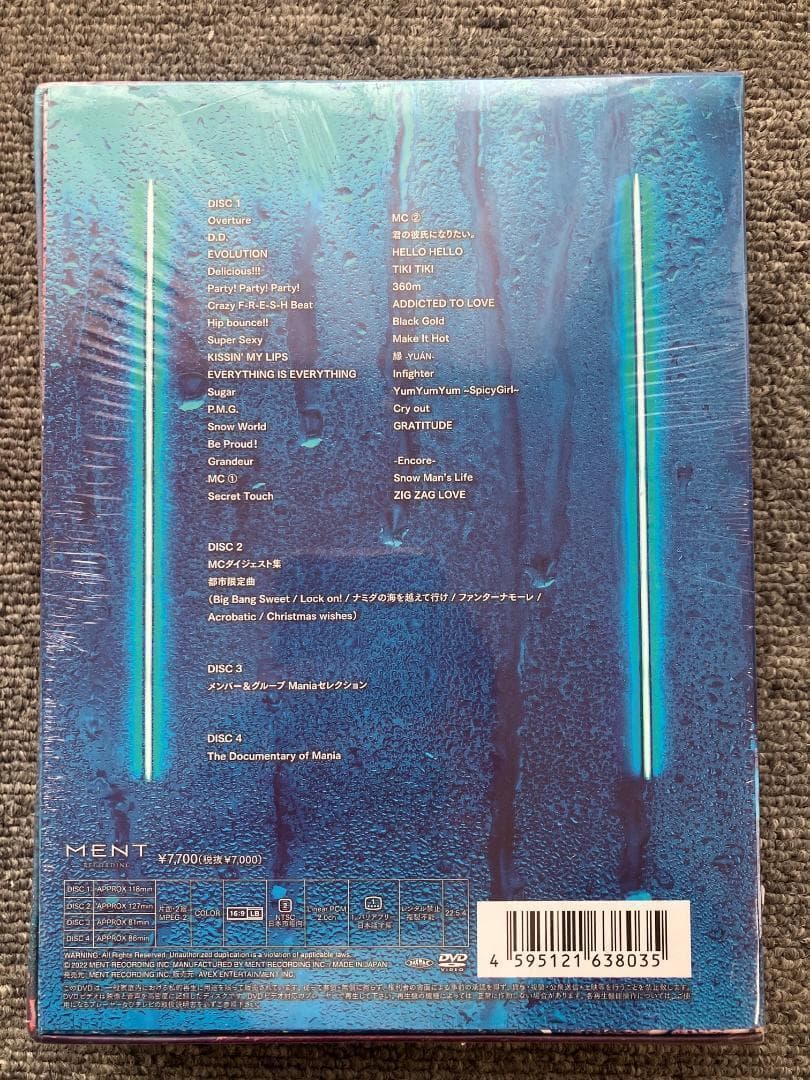Man LIVE TOUR 2021 Mania 初回盤（DVD4枚組）