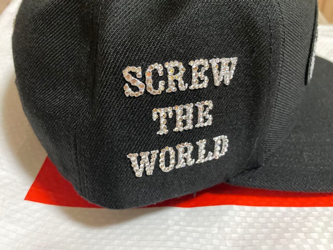 supreme DJ Screw SUC 5-Pane ラインストーンCAP新品