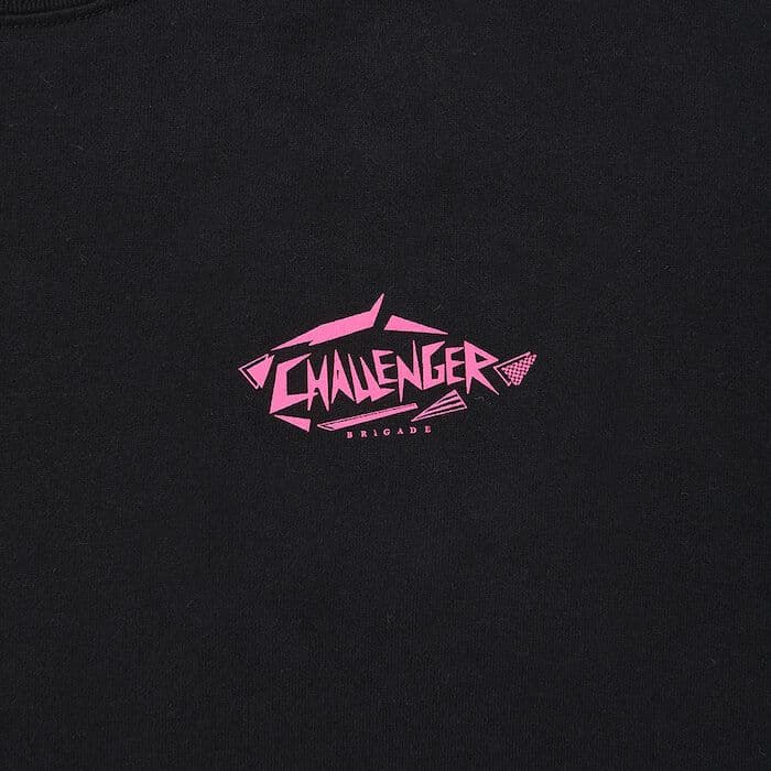 【CHALLENGER】NEON WOLF Tシャツ Black（XL）