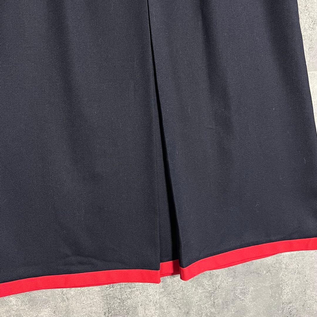 allureville上品なバイカラースカート　ネイビー×レッド　サイズ2