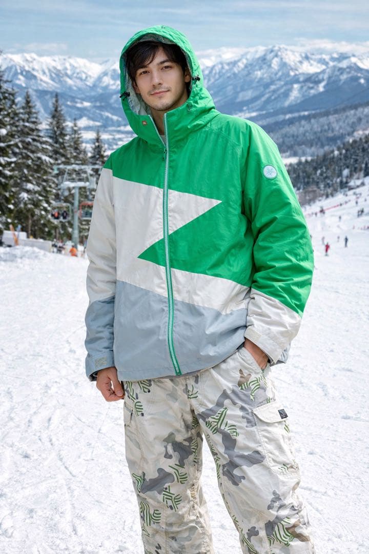 QUIKSILVER クイックシルバー　メンズ　スノボセットアップ　上下　S