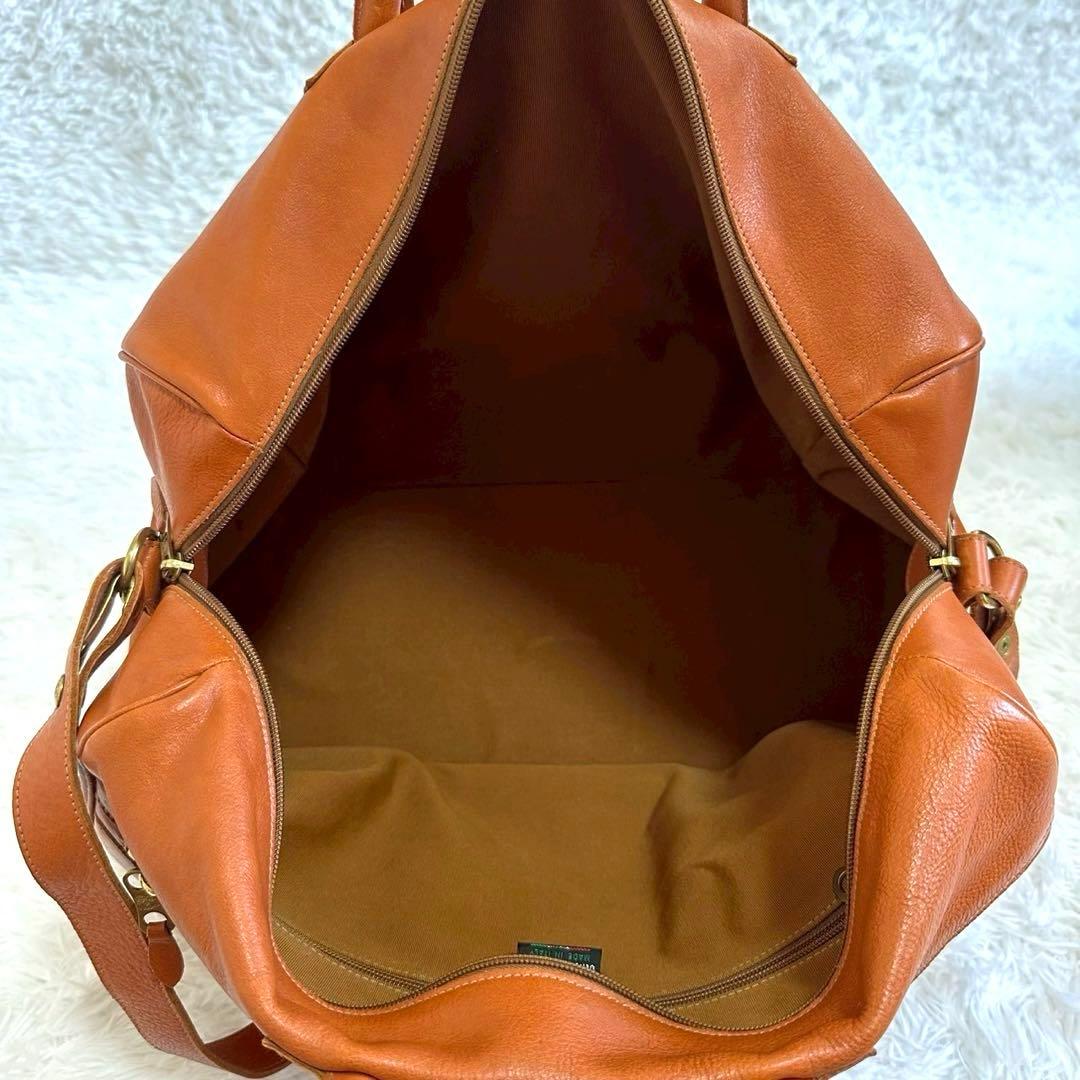 美品✨現行 イルビゾンテ 2way トラベル　ボストンバッグ ヤマヌメ 牛革