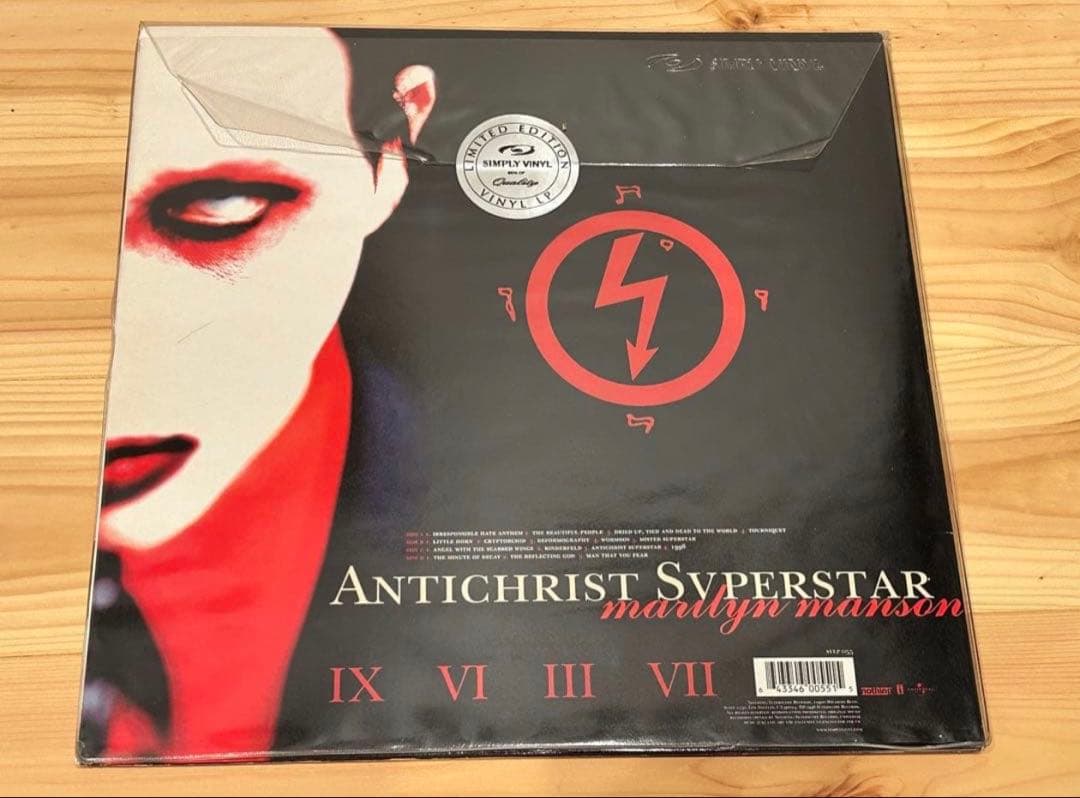 marilyn manson / antichrist superstar　LP