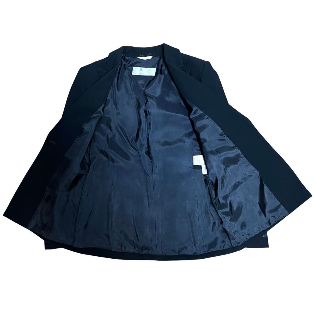 ★極美品★ MaxMara シルバータグ 黒ジャケット 38 入学式に　春秋