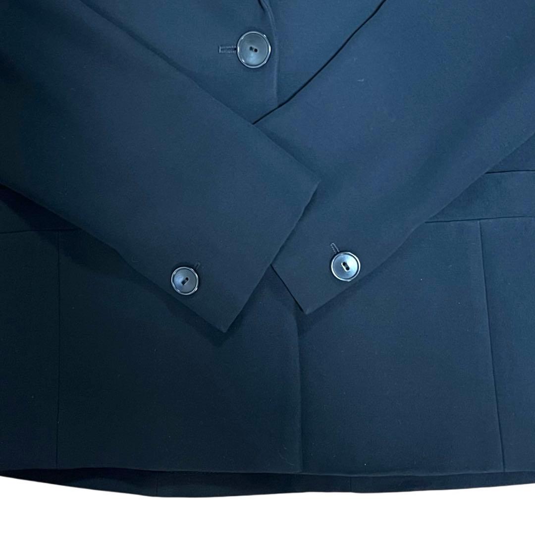 ★極美品★ MaxMara シルバータグ 黒ジャケット 38 入学式に　春秋