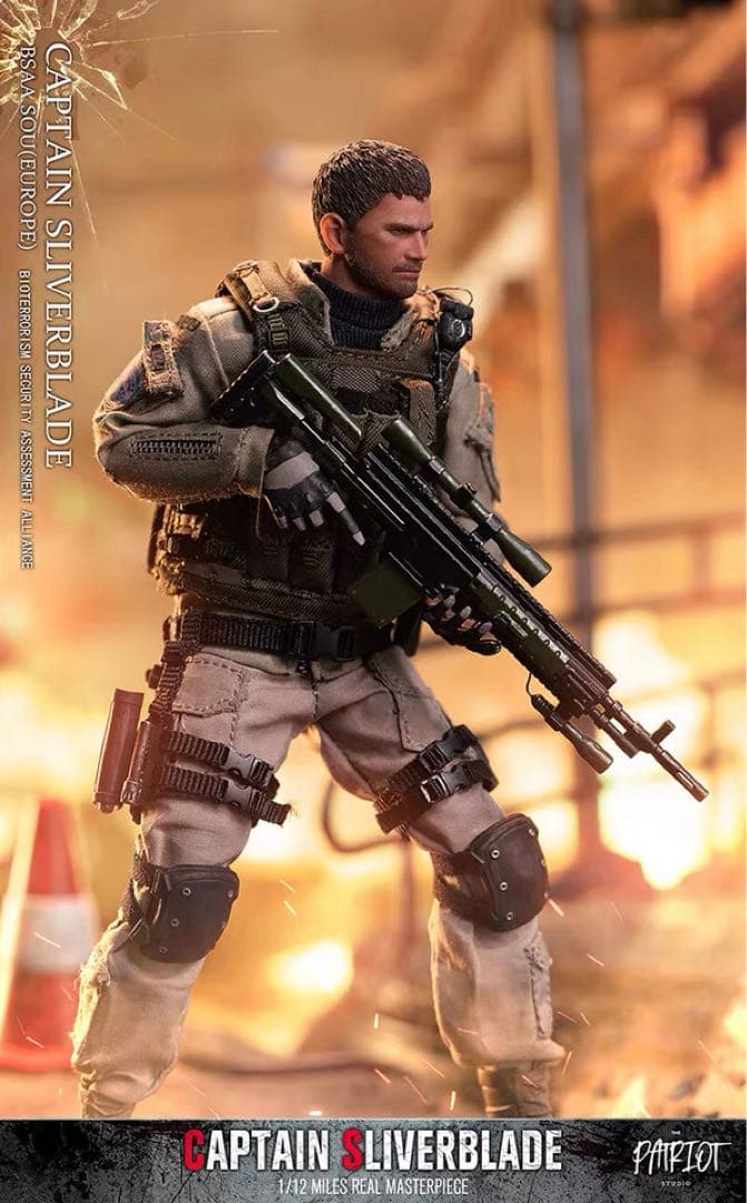 バイオハザード クリス　Chris Redfield BSAA セット1/12