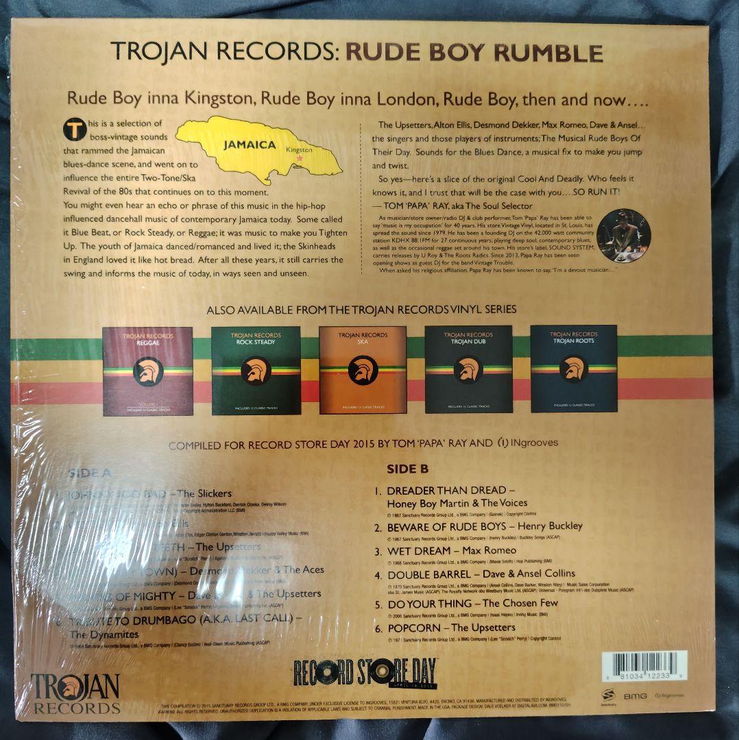 洋楽 TROJAN RECORDS RUDE BOY RUMBLE LP
