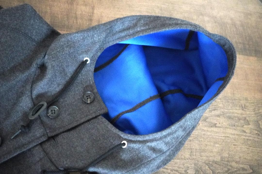 COMME des GARCONs Homme コート XS グレー×ブルー