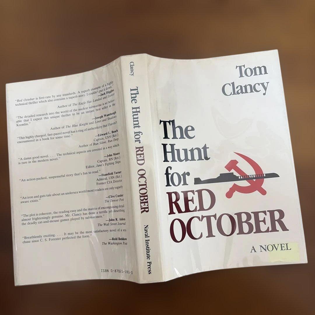 洋書 THE HUNT FOR RED OCTOBER, First Edition