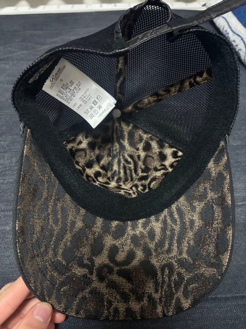 Roen Love＆Peace cap skull 平成 レオパード