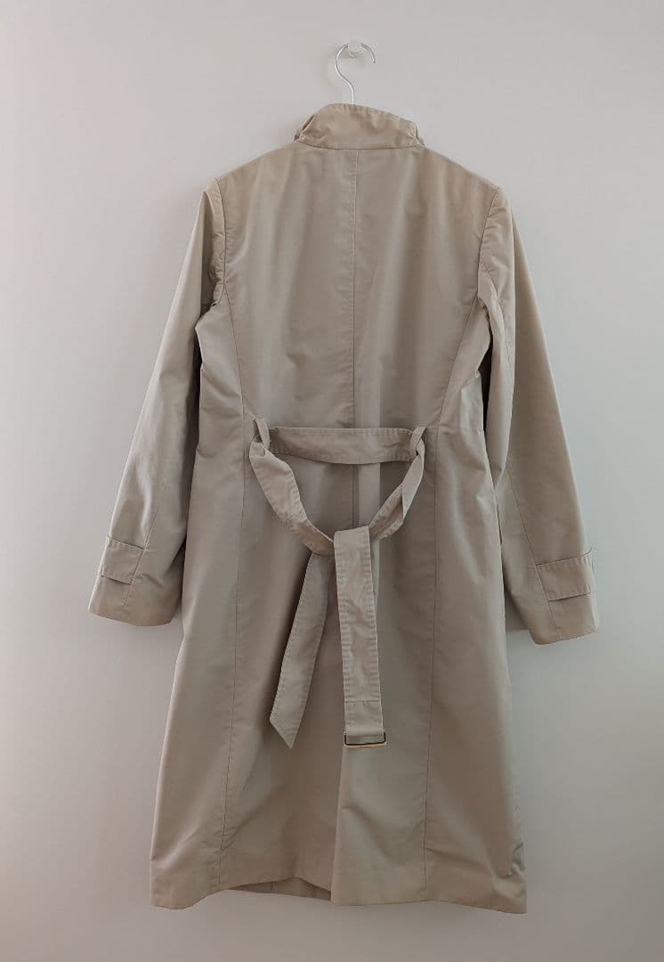 MaxMara RAINWEAR　トレンチコート　ベルト　比翼　ベージュ　42