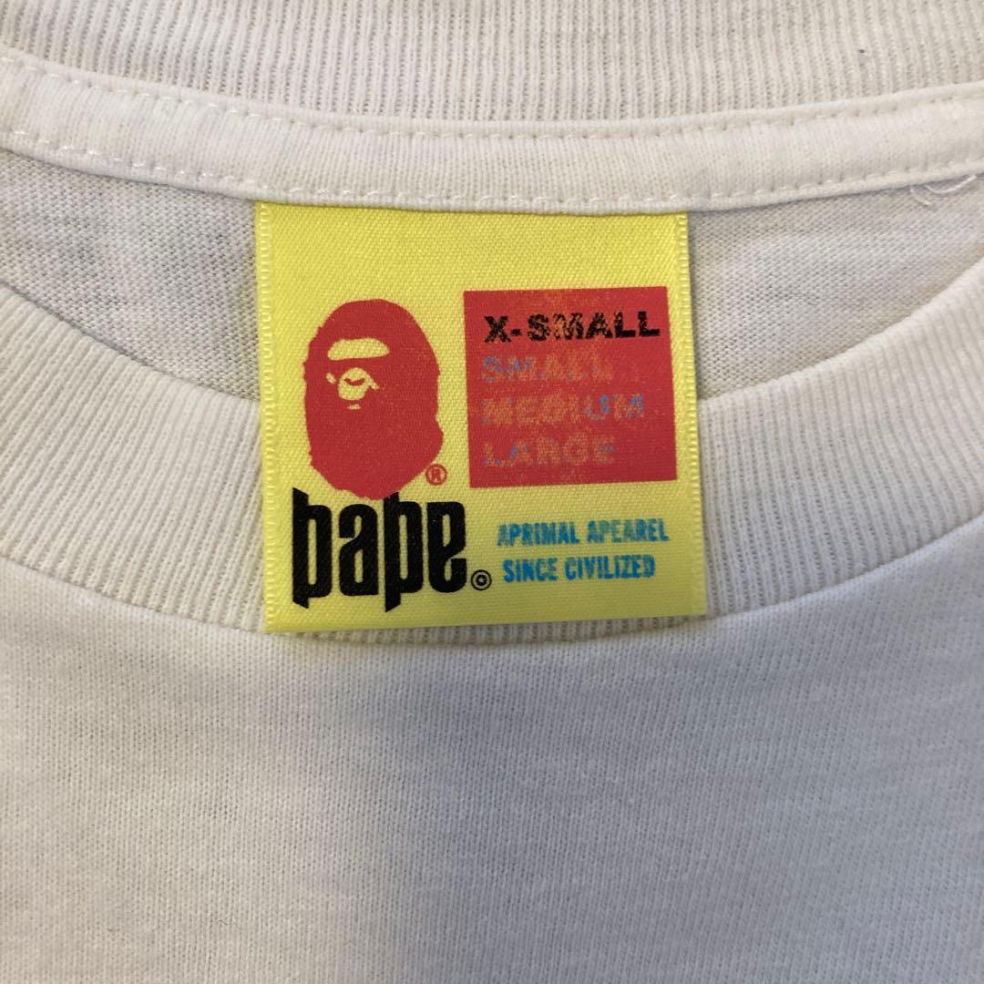 希少　A BATHING APE ロゴ Tシャツ　クラウン　サイズXS