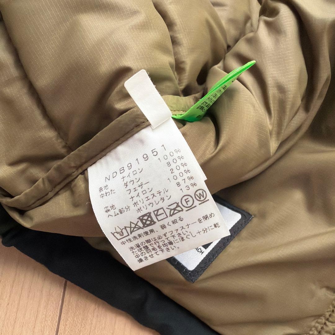 美品　THE NORTH FACE フード付きダウンジャケット 90