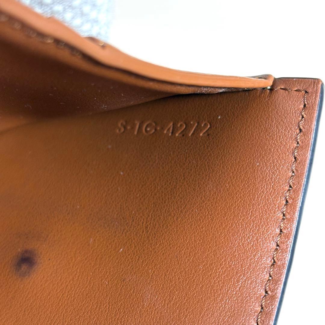 付属品CELINE トリオンフ スモール フラップ ウォレット 三つ折り タン
