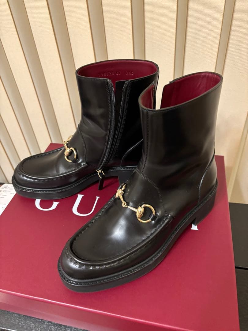 satoka グッチ　GUCCI ショートブーツ　現行品