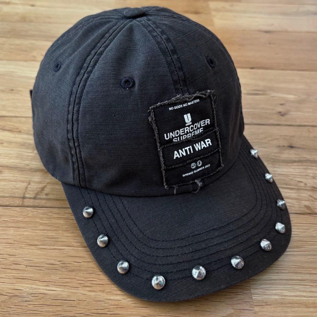 Supreme UNDERCOVER Studded 6-Panel Cap 黒