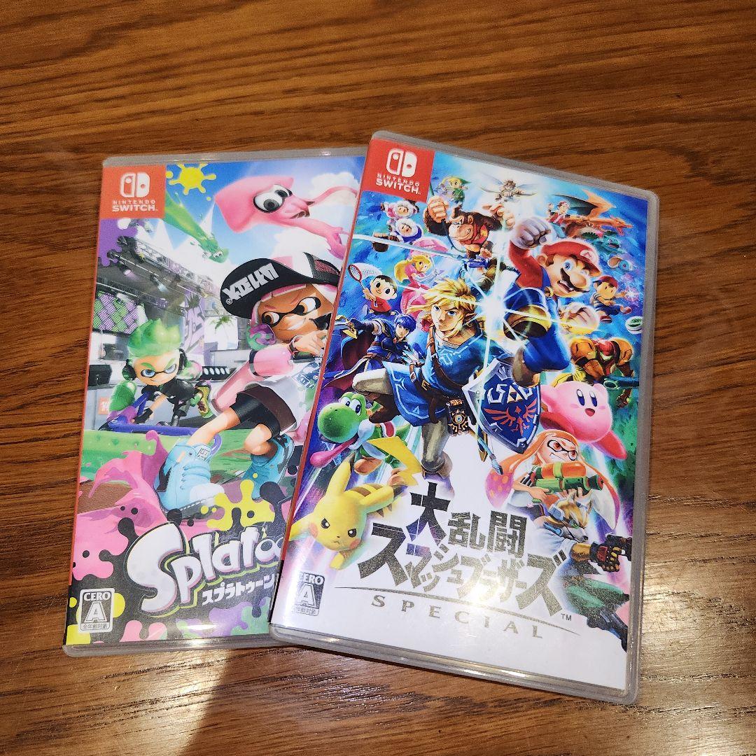 Switchソフト スプラ2 スマブラ ２個セット
