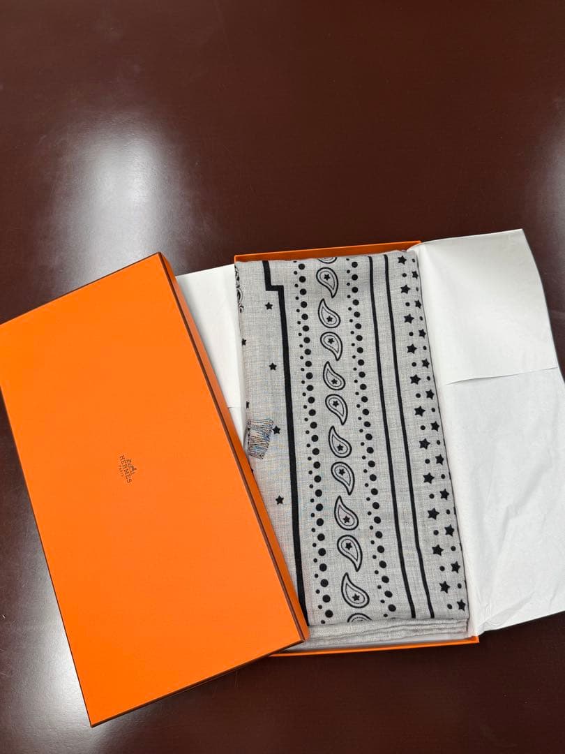 鍵モチーフ【HERMES】バンダナ カシシル ストール