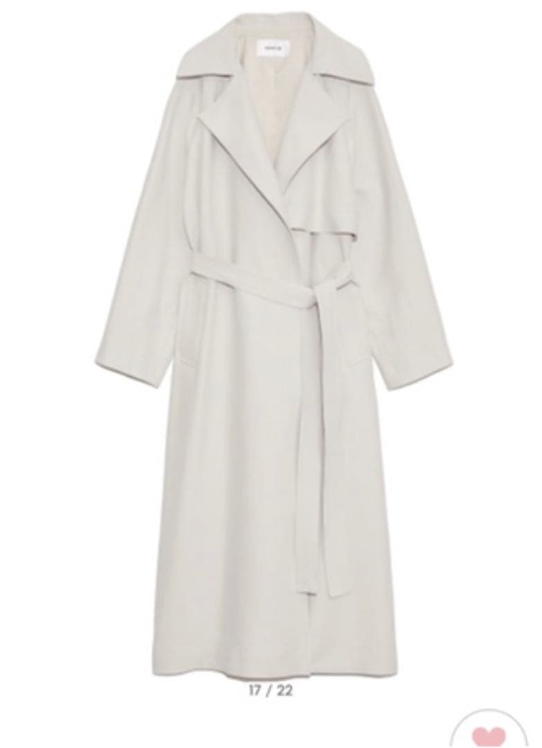 【らん】【新品】FRAY I.D/スプリングエアリーオーバートレンチ