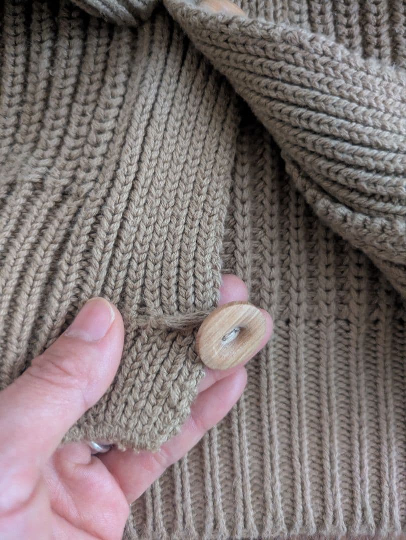 【seed and soil】Organic cotton cardigan