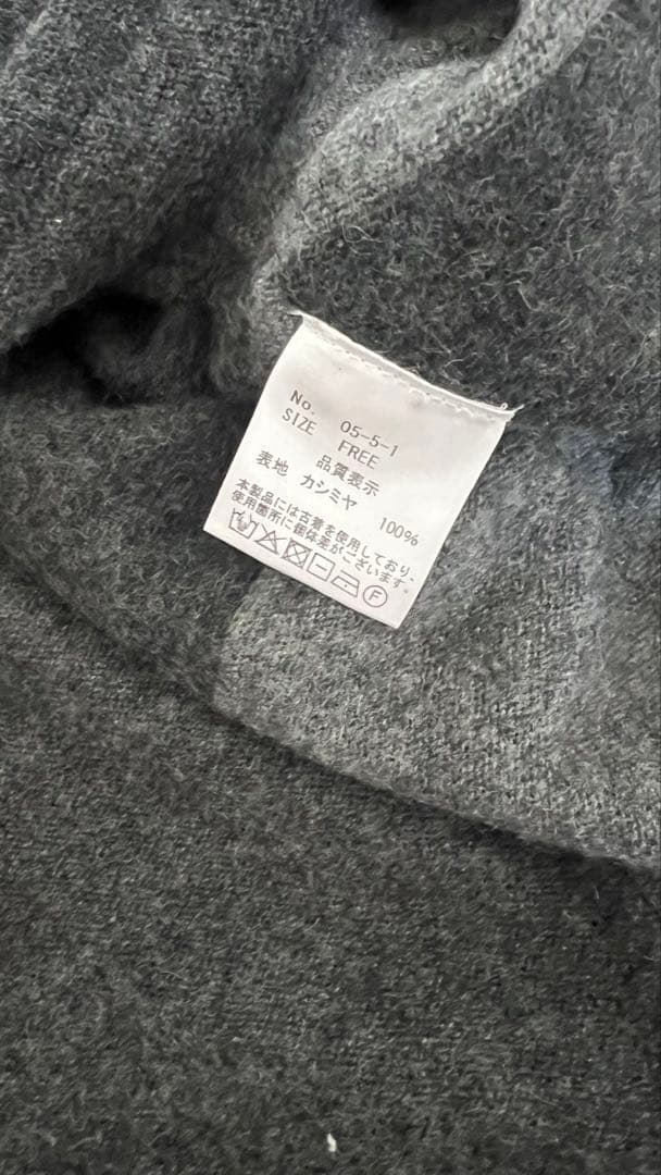 【美品】MALION vintage カシミアパッチワークカーディガン