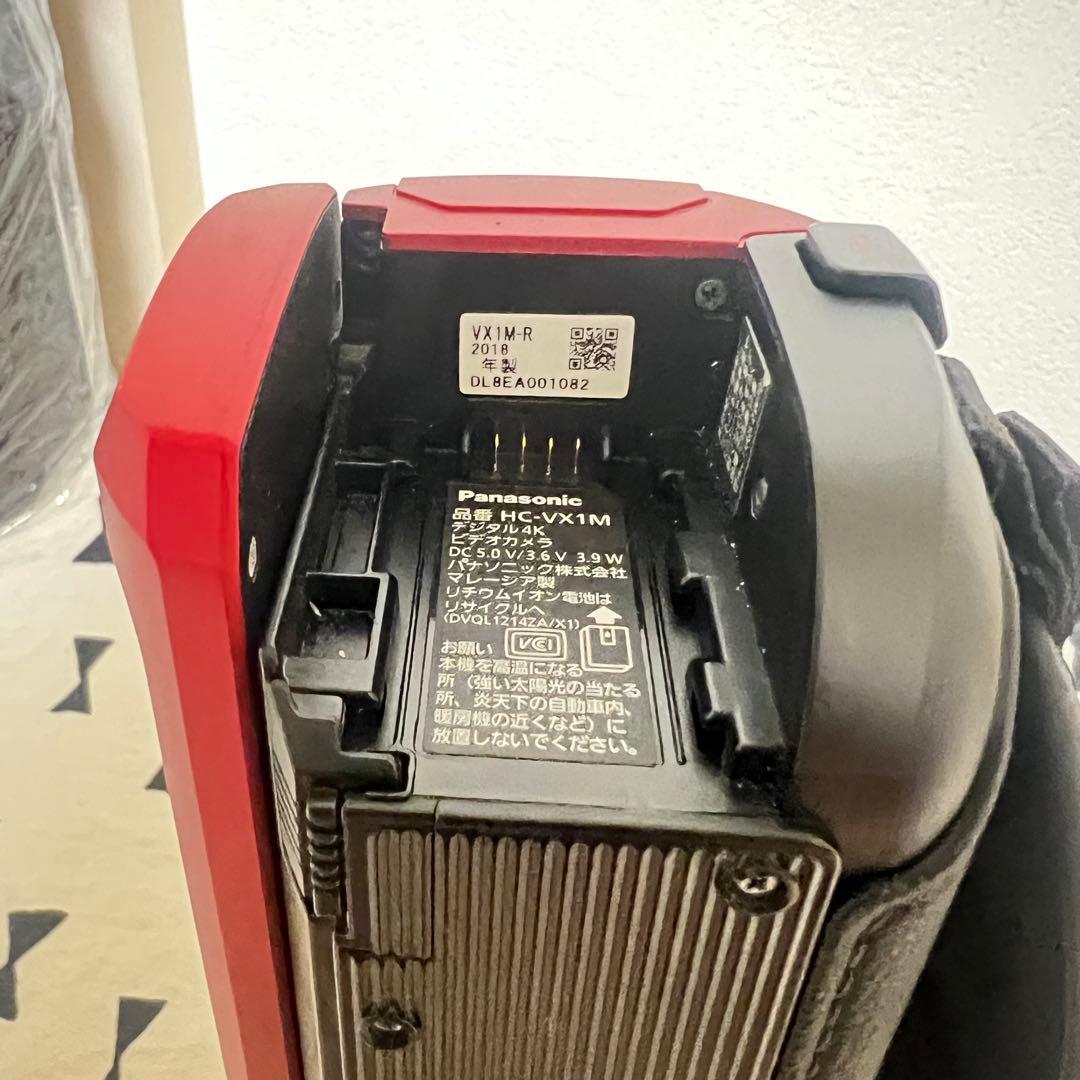 超美品 ｜ Panasonic HC-VX1M 4K ビデオカメラ RED