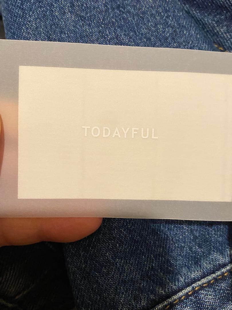 ⬛︎ TODAYFUL Cary's Denim 24⬛︎ワイド　デニム　新品