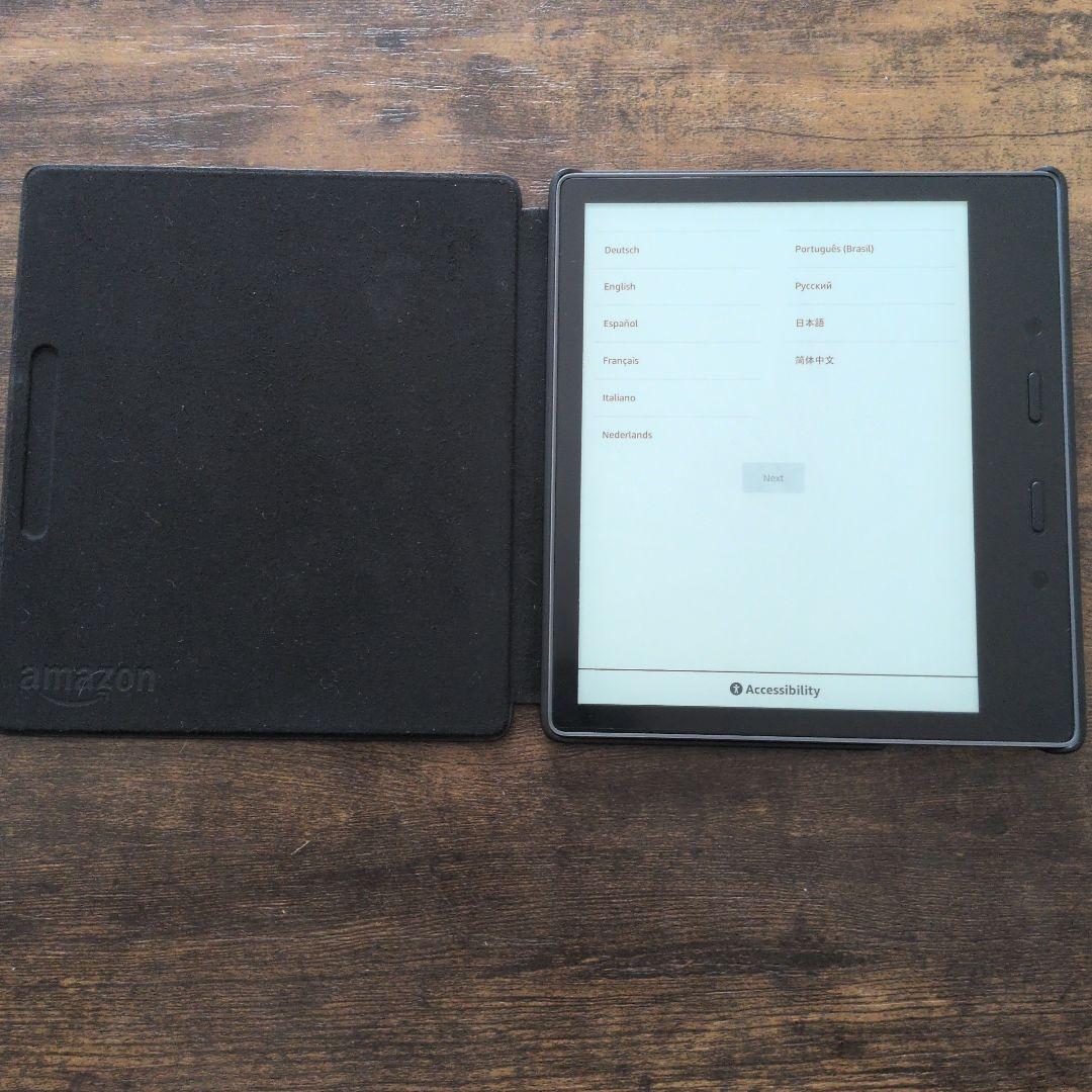 Kindle Oasis32GBWi-Fi色調調節ライトカバー・保護フィルム付き