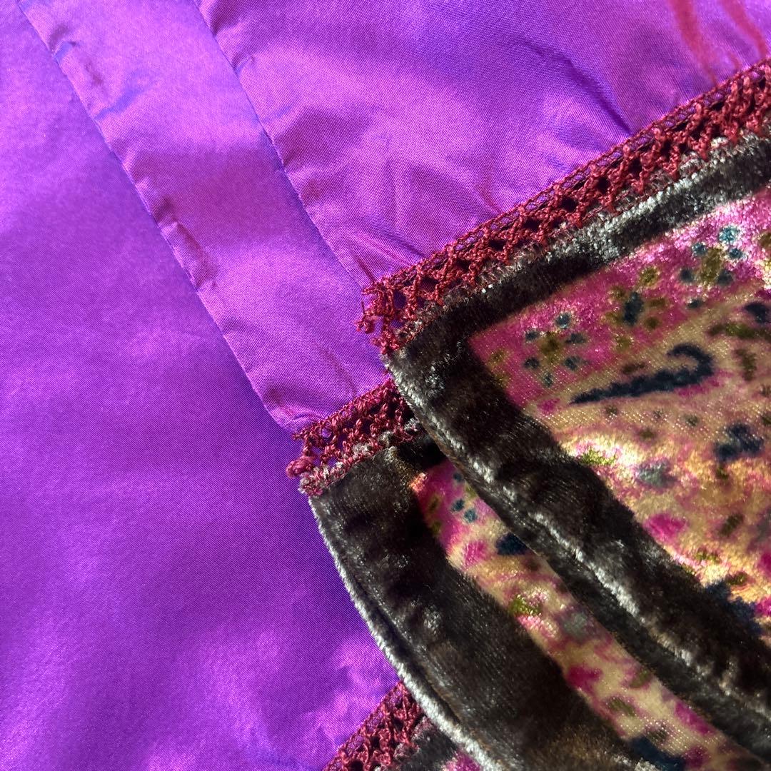 ETRO エトロ ベロア ペイズリー スカーフ ストール