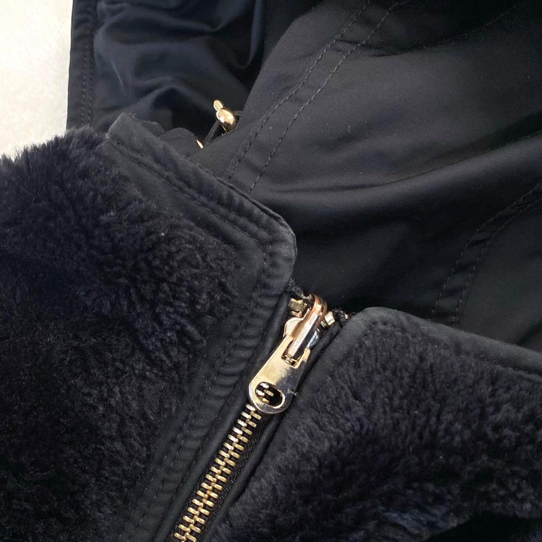 ZARA trf ✨即完売品✨リバーシブル モッズコート ファーコート 金 金具