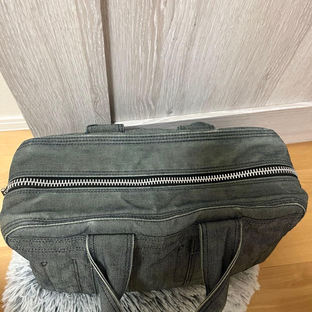 美品　PORTER ポーター　吉田カバン ミニボストンバッグ デニム