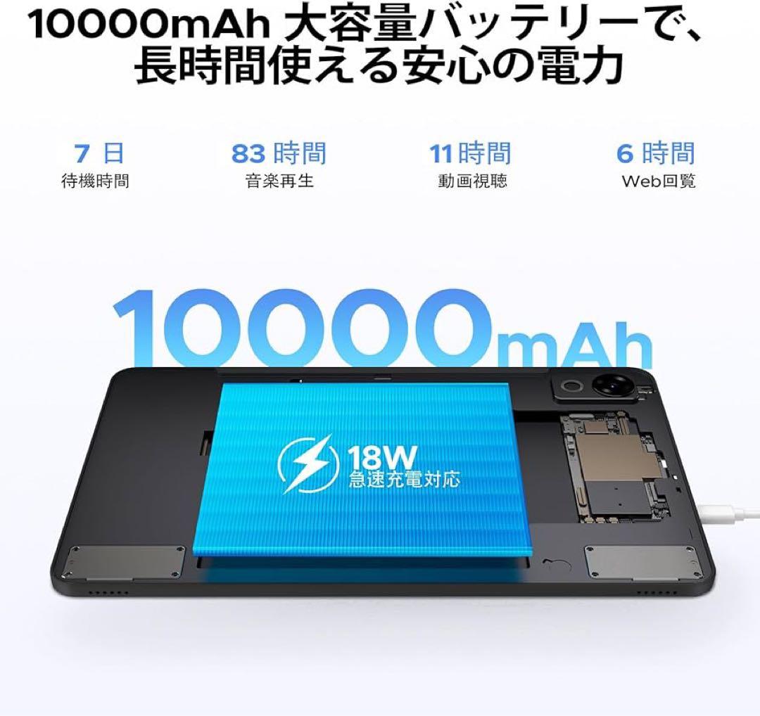 12インチ Android16タブレット 48GB+128GB タブレットセット
