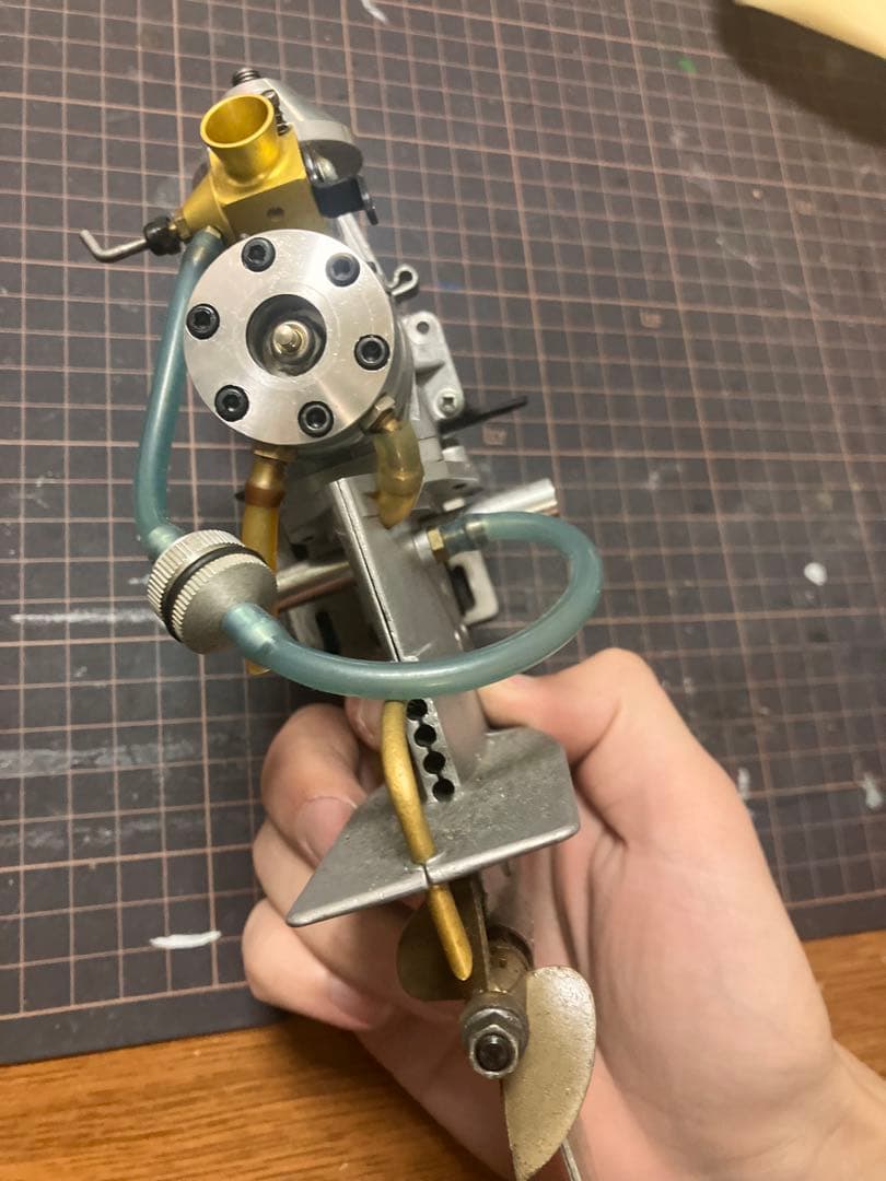 希少！！K&B 3.5cc ニトロ船外機 ラジコンボート用