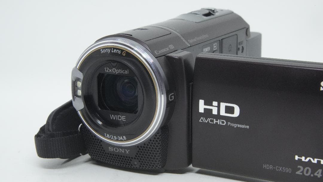 【B2159】 SONY ハンディカム HDR-CX590V ブラウン ソニー