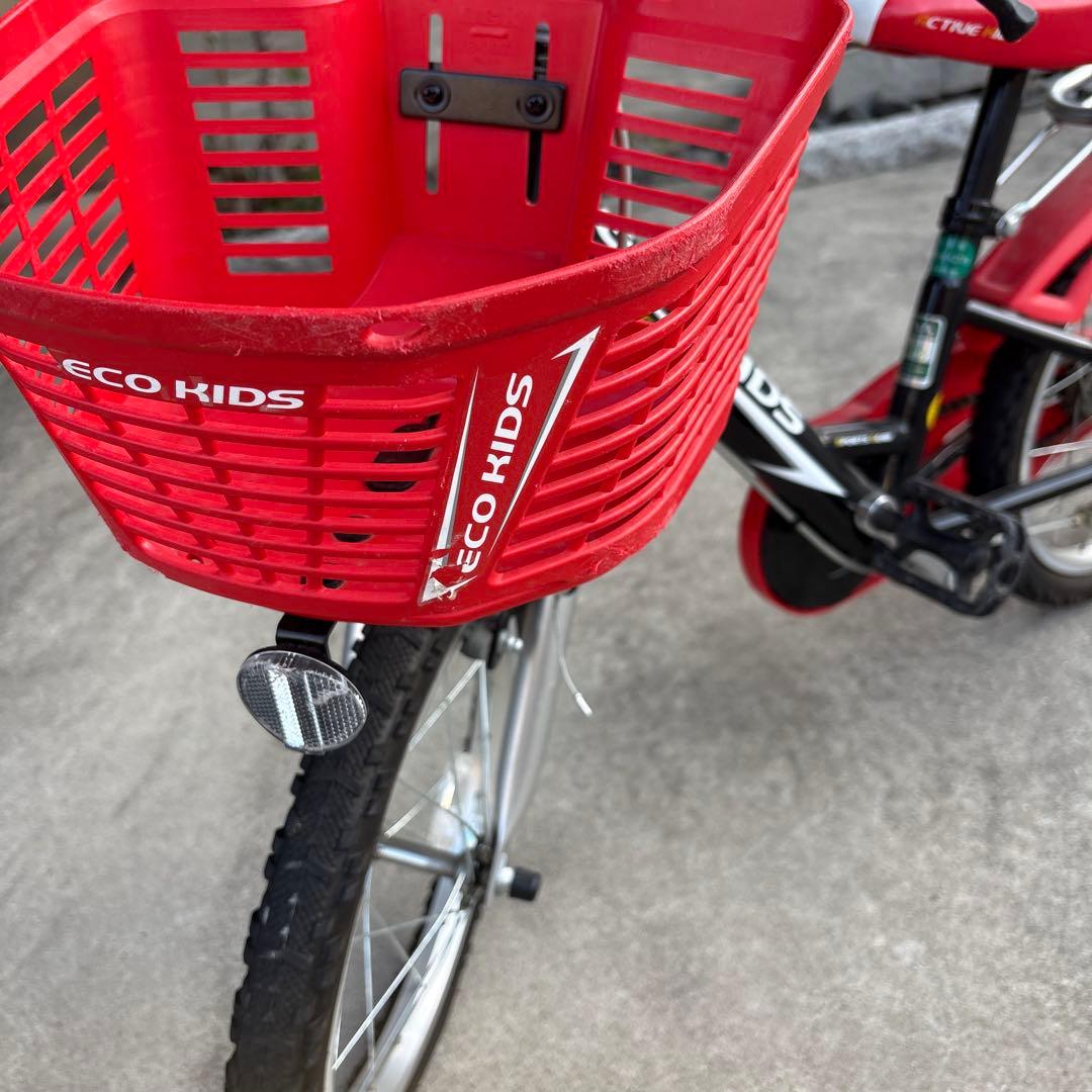 ワカモノキモノ　ECO KIDS 子供用自転車 赤