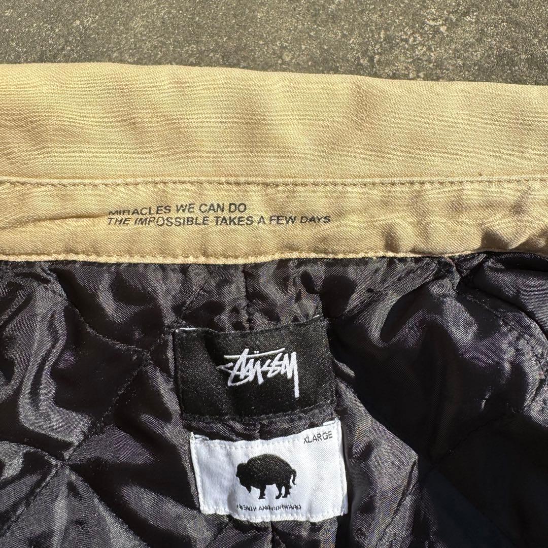 STUSSY Mr.SHEEP ステューシー カバーオール 中綿 ベージュ XL