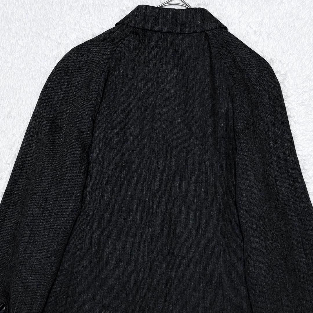 【極美品】レリアン ウール ツイル 比翼 コート 上品 高級 オフィス 日本製