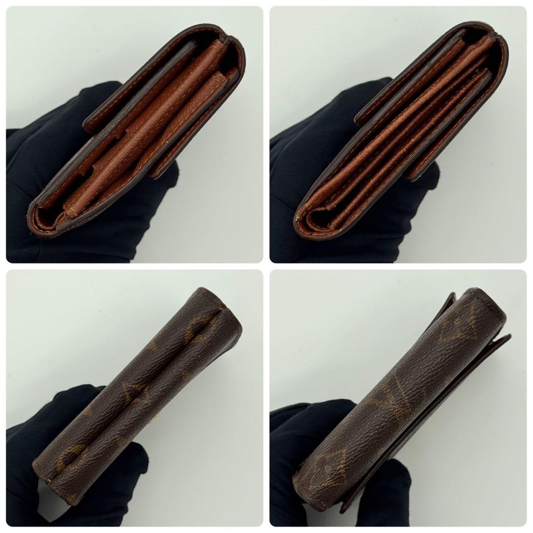ヴィトン モノグラム ポルトモネ ビエ カルト クレディ 折り畳み財布