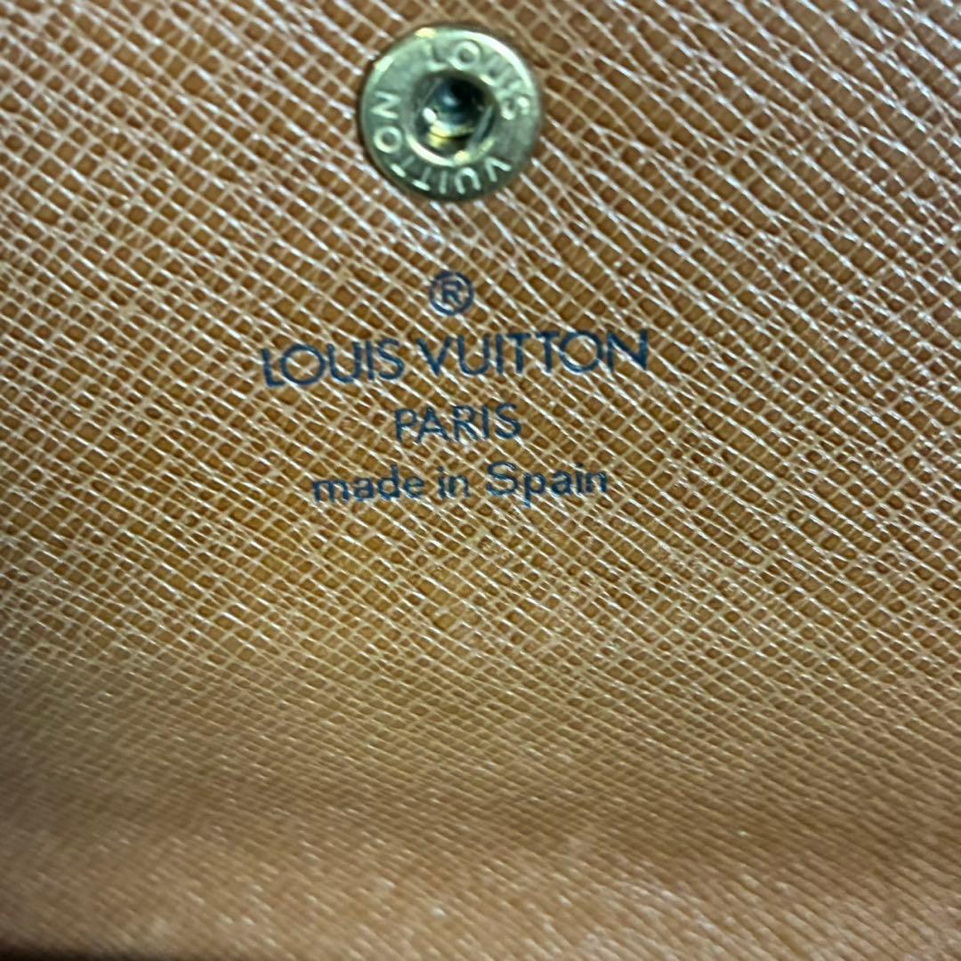 LOUIS VUITTON モノグラム ポシェットパスポール　三つ折り財布