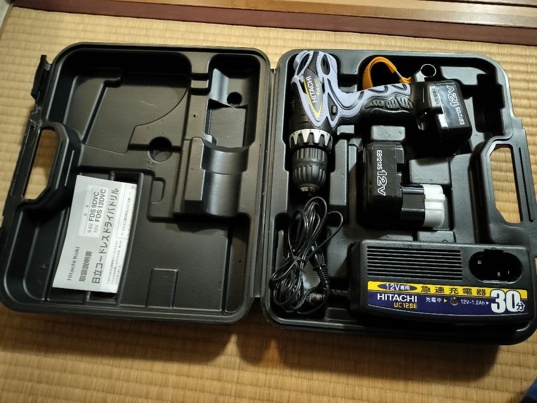 HOLMENKOL スピードブラシ　＋　日立製 FD5 ドライバードリル